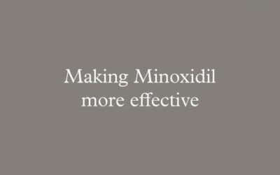 Making Minoxidil and other topically applied treatments such as ‘Regaine’ more effective