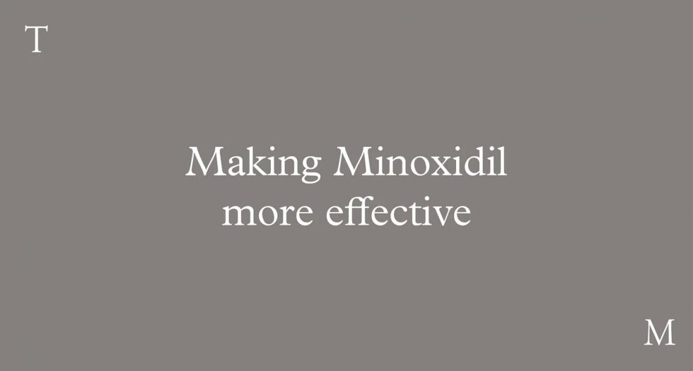 Making Minoxidil and other topically applied treatments such as ‘Regaine’ more effective