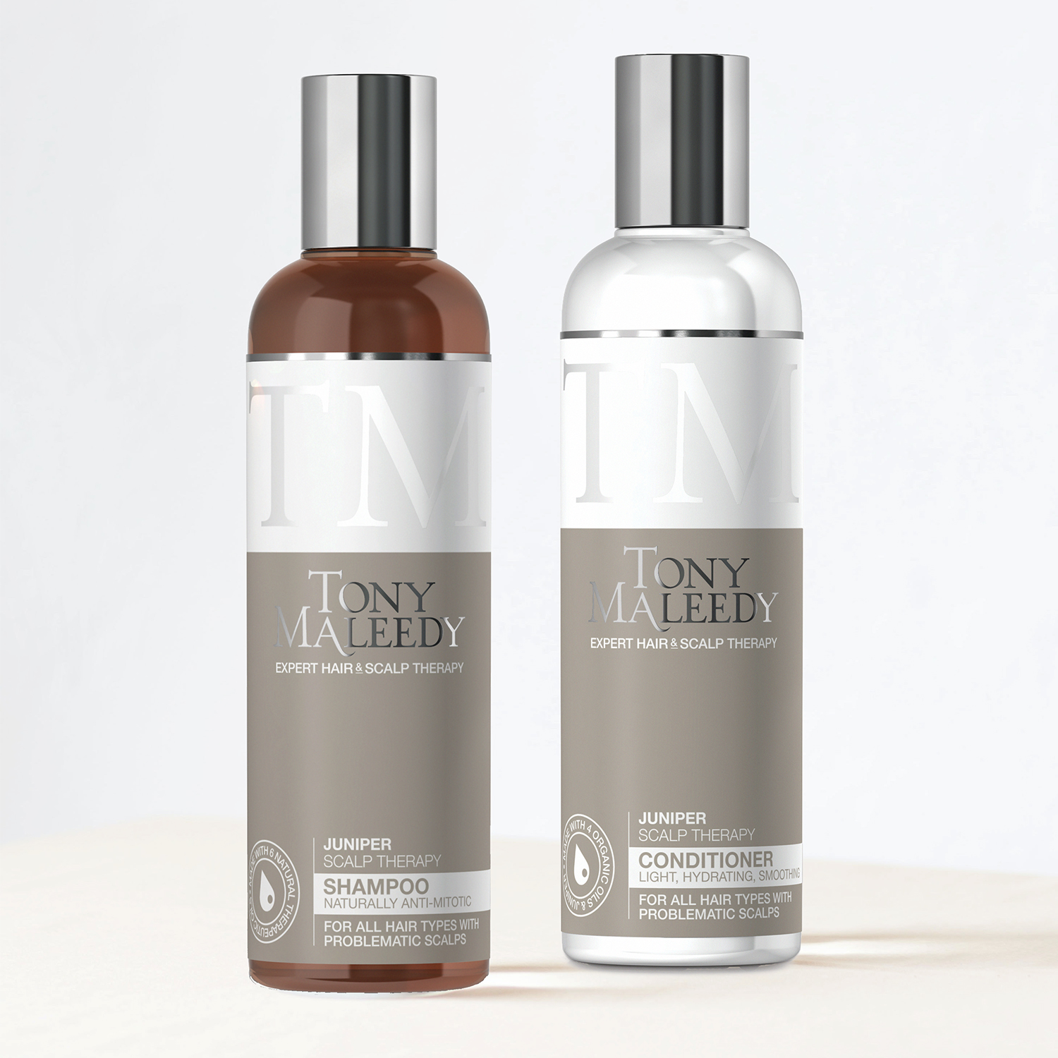 Juniper Scalp Therapy Shampoo & Conditioner 250ml by Tony Maleedy